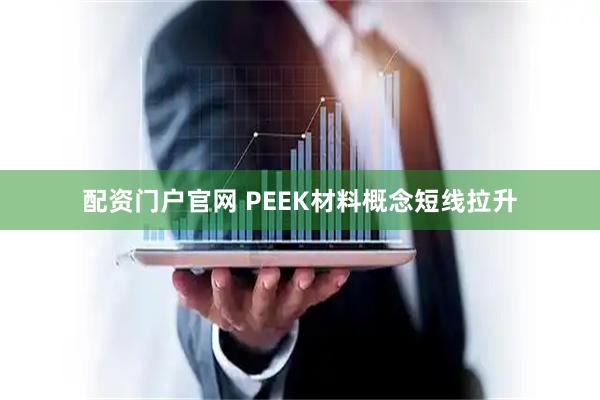 配资门户官网 PEEK材料概念短线拉升